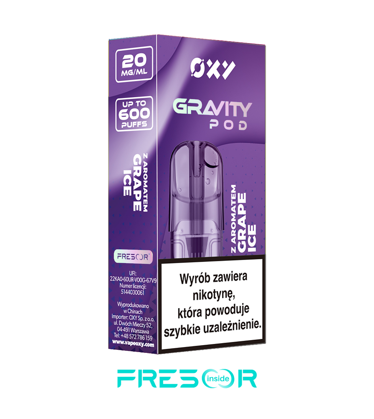 OXY Gravity POD Grape Ice