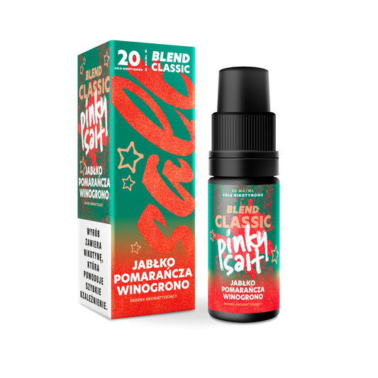 Liquid Pinky Vape Salt Jabłko Pomarańcza Winogrono