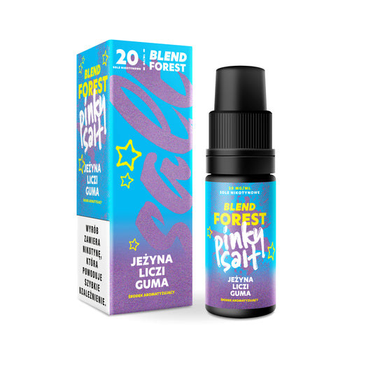 Liquid Pinky Vape Salt Jeżyna Liczi Guma