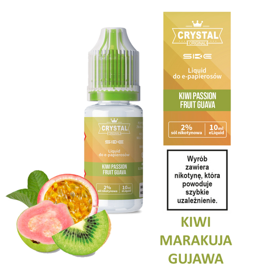 Liquid Crystal 10ml Kiwi Passion Fruit Guava