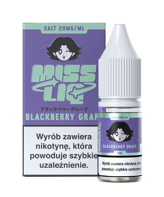 Liquid Miss Liq Salt 8ml Blackberry Grape