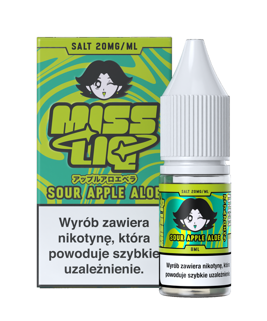 Liquid Miss Liq Salt 8ml Sour Apple Aloe