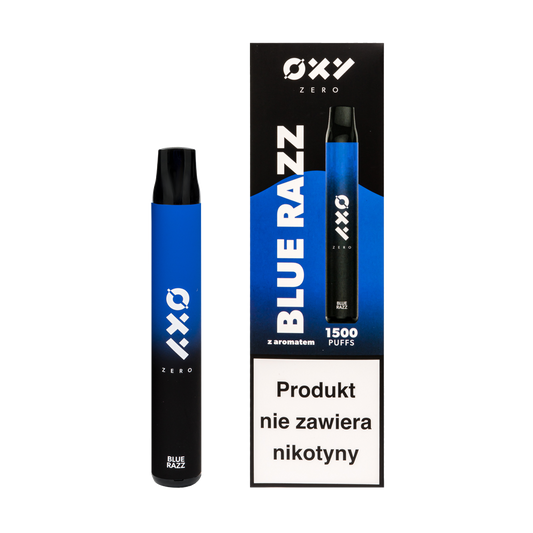 E-papieros jednorazowy OXY ZERO Blue Razz