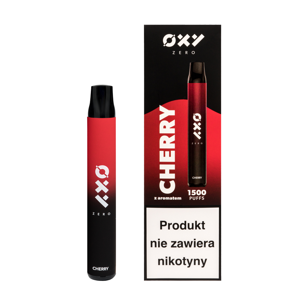 E-papieros jednorazowy OXY ZERO Cherry