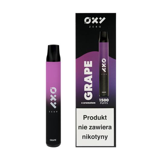E-papieros jednorazowy OXY ZERO Grape
