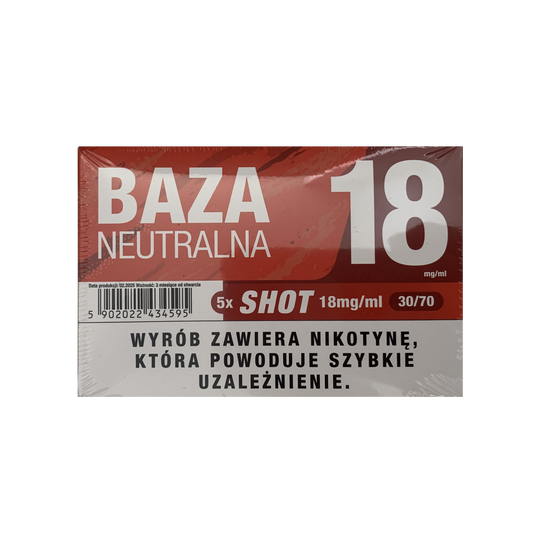 Shot Nikotynowy 5x18mg/ml