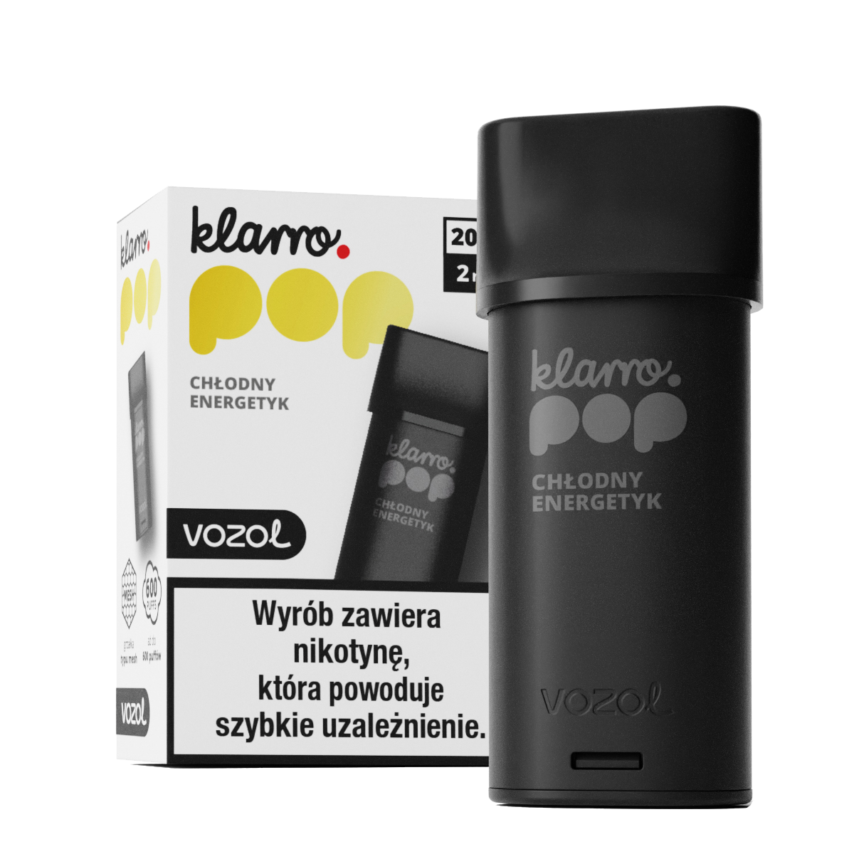 Klarro Pop POD Chłodny Energetyk