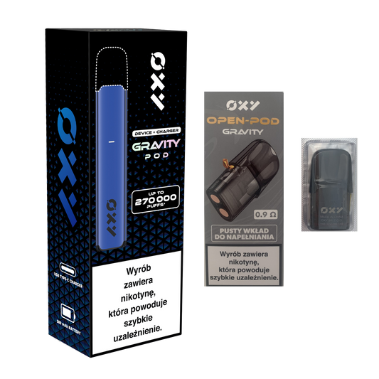 OXY Gravity POD Bateria Royal Blue + Kartridż 0.9Ω