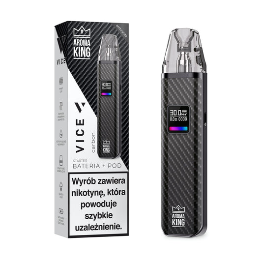 E-papieros POD Aroma King VICE Carbon