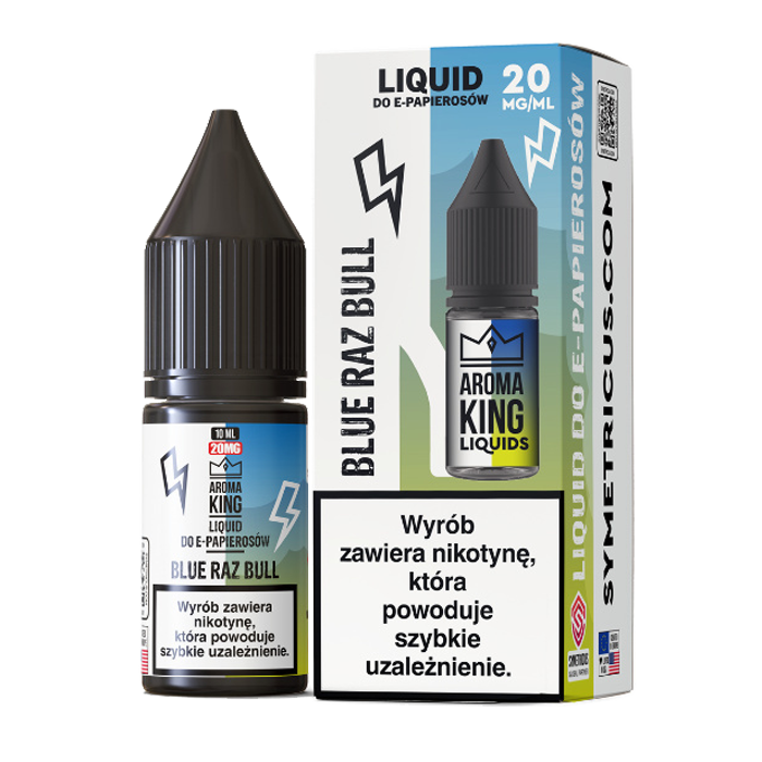 Liquid Aroma King Salt Blue Raz Bull