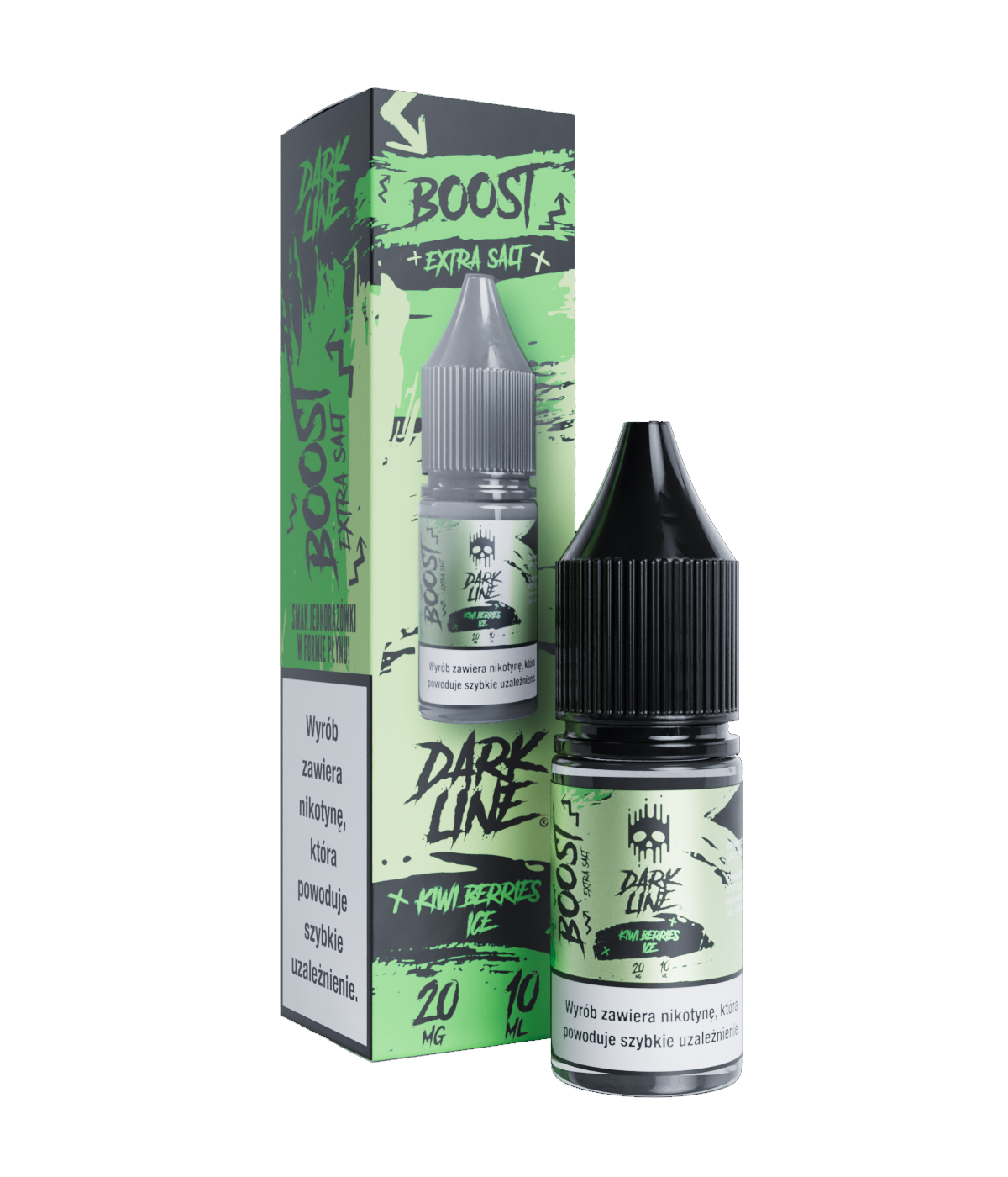 Liquid Dark Line Boost Extra Salt Kiwi Berries Ice