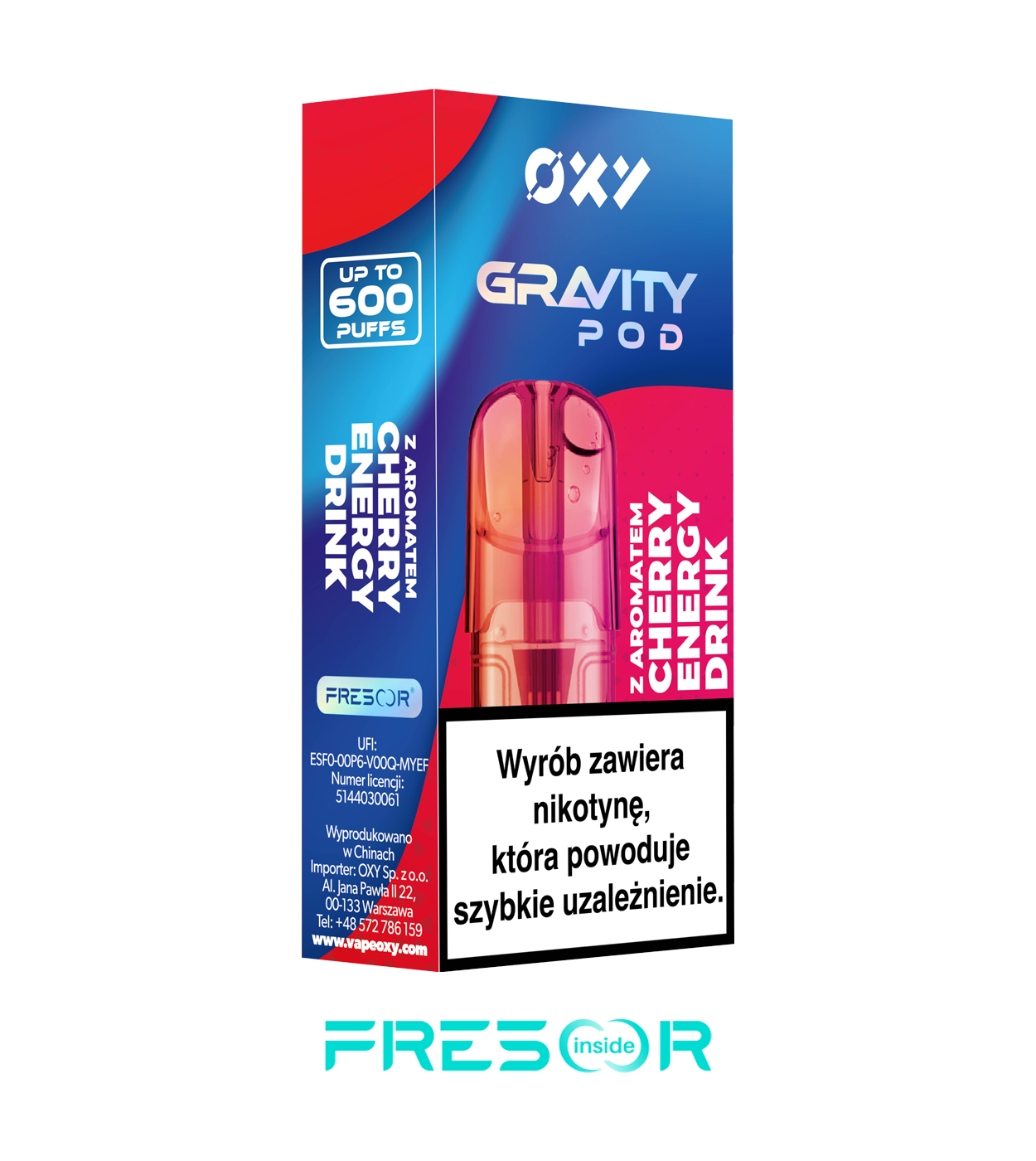 OXY Gravity POD Cherry Energy Drink