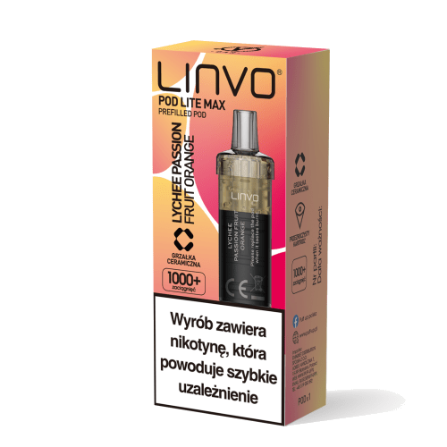 VBar Linvo Pod Lite MAX Lychee Passion Fruit Orange