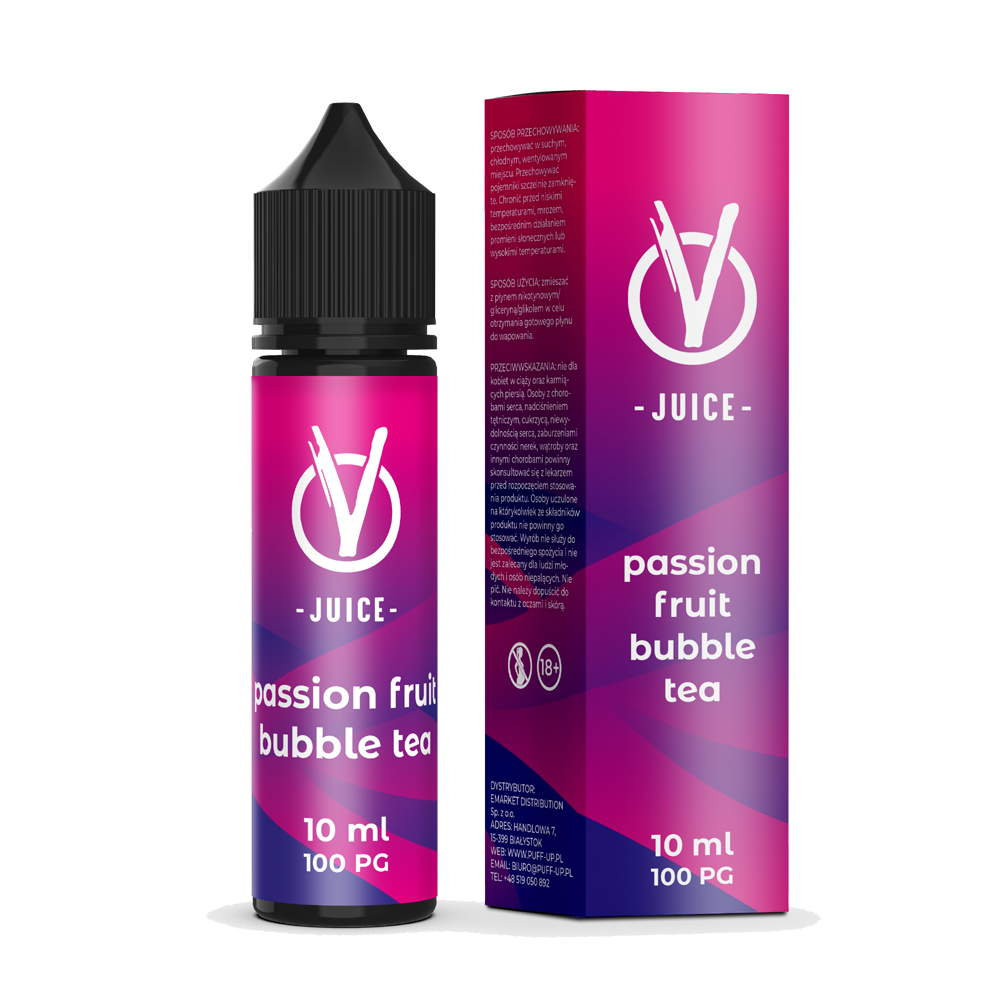 Longfill VJuice 10ml Passion Fruit Bubble Tea