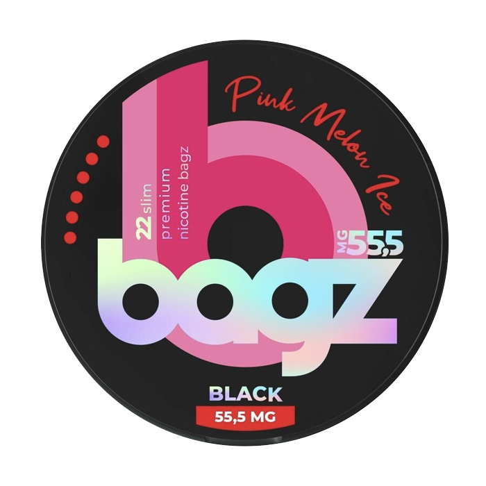 Woreczki nikotynowe Bagz Black Pink Melon Ice