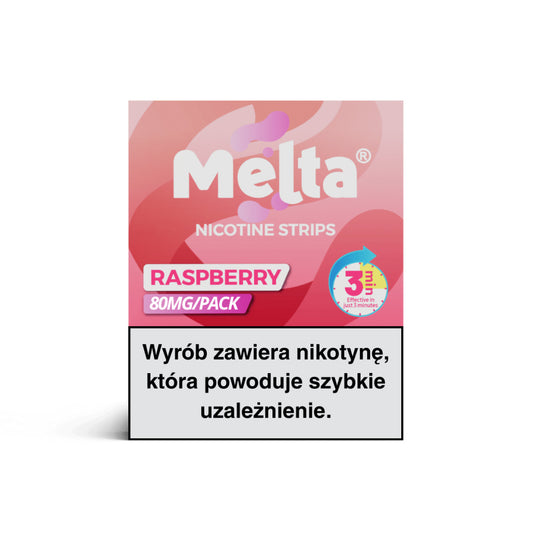 Listki nikotynowe Melta Raspberry