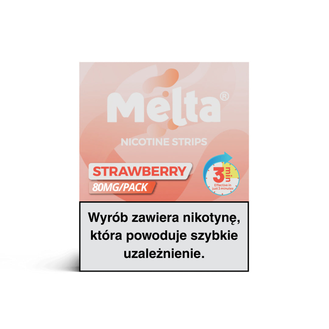 Listki nikotynowe Melta Strawberry
