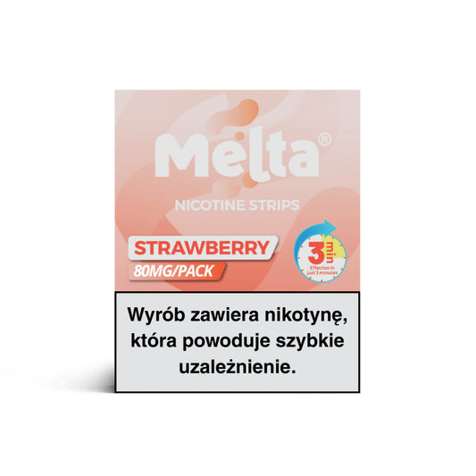 Listki nikotynowe Melta Strawberry