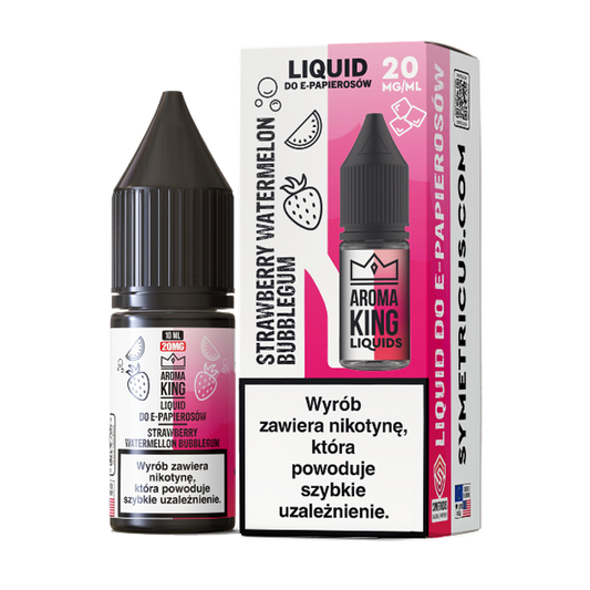 Liquid Aroma King Salt Strawberry Watermelon Bubblegum