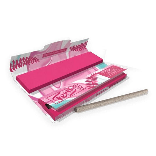 Bibuła papierosowa Fern Różowe + filtry -zdjęcie numer 1