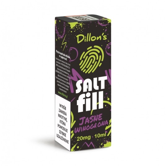 Dillon's SaltFill 10ml Jasne Winogrona 20mg -zdjęcie numer 1