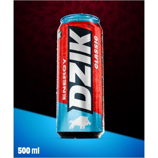 DZIK ENERGY ZERO KALORII CLASSIC 500ML -zdjęcie numer 1