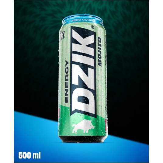 DZIK ENERGY ZERO KALORII MOJITO 500ML -zdjęcie numer 1