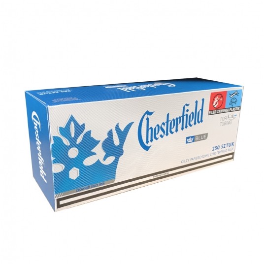 Gilza papierosowa Chesterfield Blue 250 szt. -zdjęcie numer 1