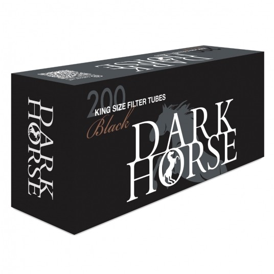 Gilza papierosowa Dark Horse Black 200 szt. -zdjęcie numer 1