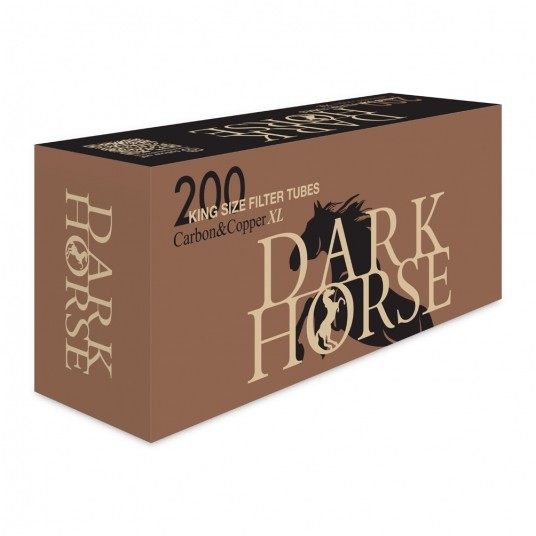 Gilza papierosowa Dark Horse Carbon Cooper 200 szt -zdjęcie numer 1