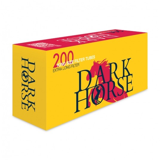 Gilza papierosowa Dark Horse Extra Long 200 szt. -zdjęcie numer 1