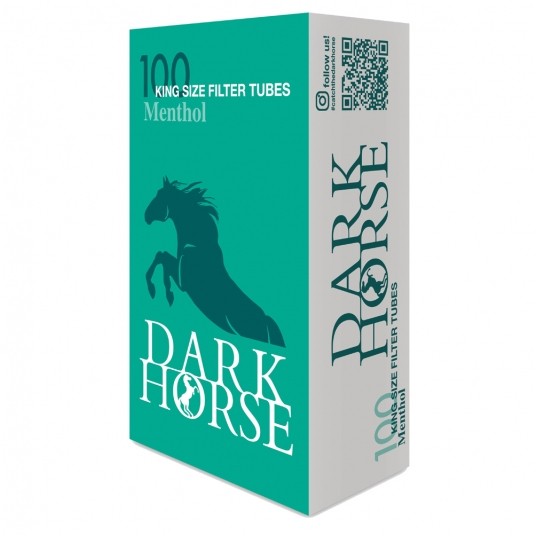 Gilza papierosowa Dark Horse Menthol 100 szt. -zdjęcie numer 1