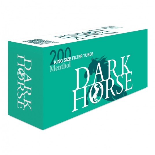 Gilza papierosowa Dark Horse Menthol 200 szt. -zdjęcie numer 1