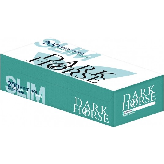 Gilza papierosowa Dark Horse Slim Menthol 200 szt. -zdjęcie numer 1
