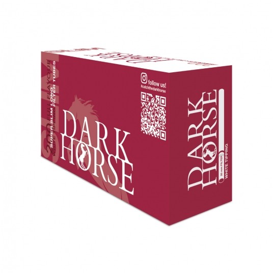 Gilza papierosowa Dark Horse Slim White 200+10 szt -zdjęcie numer 1