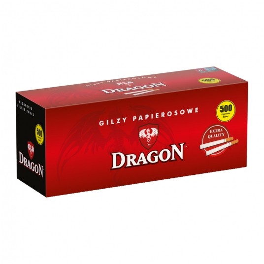 Gilza papierosowa Dragon 500 szt. -zdjęcie numer 1