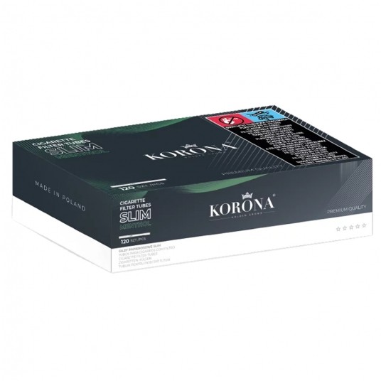 Gilza papierosowa Korona Slim Menthol 120 szt. -zdjęcie numer 1