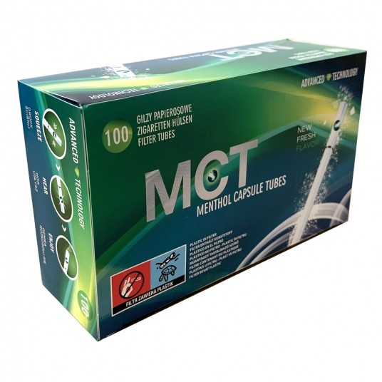 Gilza papierosowa MCT Click Menthol 100 szt. -zdjęcie numer 1