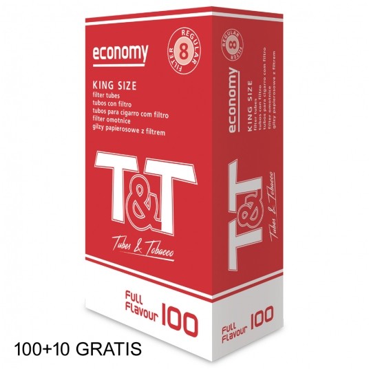 Gilza papierosowa T&T 100+10 szt. -zdjęcie numer 1
