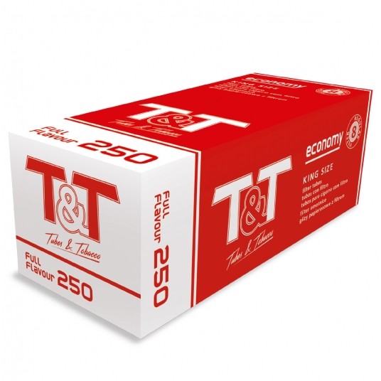 Gilza papierosowa T&T 250 szt. -zdjęcie numer 1