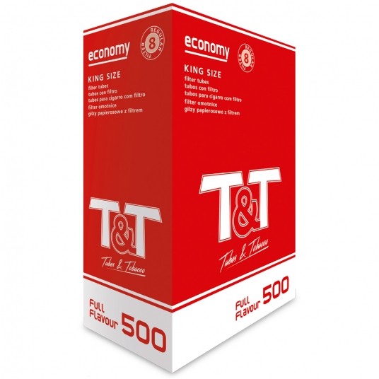 Gilza papierosowa T&T 500 szt. -zdjęcie numer 1