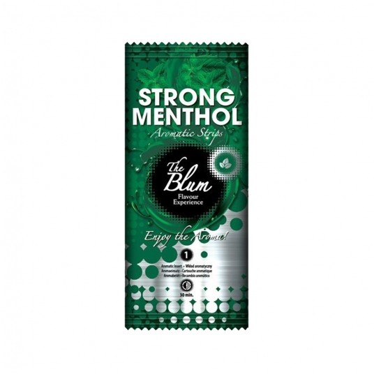 Karta Aromatyzująca THE BLUM Strong Menthol 25szt. -zdjęcie numer 1