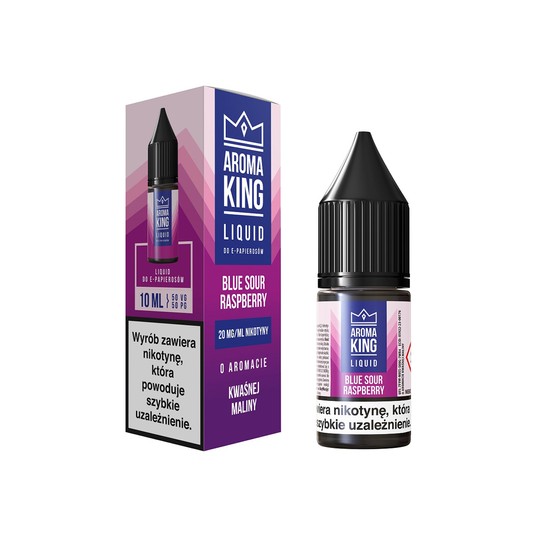 Liquid Aroma King Salt 10ml Blue Sour Raspberry -zdjęcie numer 1