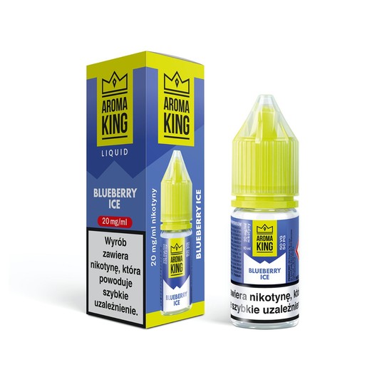 Liquid Aroma King Salt 10ml Blueberry Ice -zdjęcie numer 1