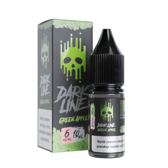 Liquid Dark Line 10ml Green Apple - 6mg -zdjęcie numer 1