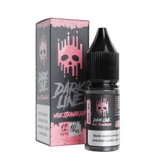 Liquid Dark Line 10ml Milk Strawberry - 12mg -zdjęcie numer 1