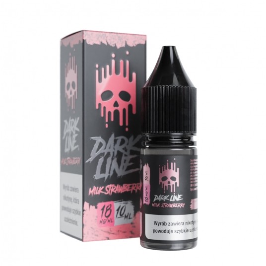 Liquid Dark Line 10ml Milk Strawberry - 18mg -zdjęcie numer 1