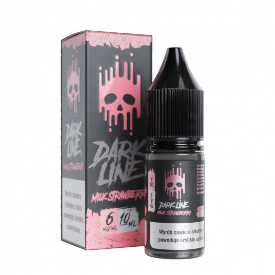 Liquid Dark Line 10ml Milk Strawberry - 6mg -zdjęcie numer 1