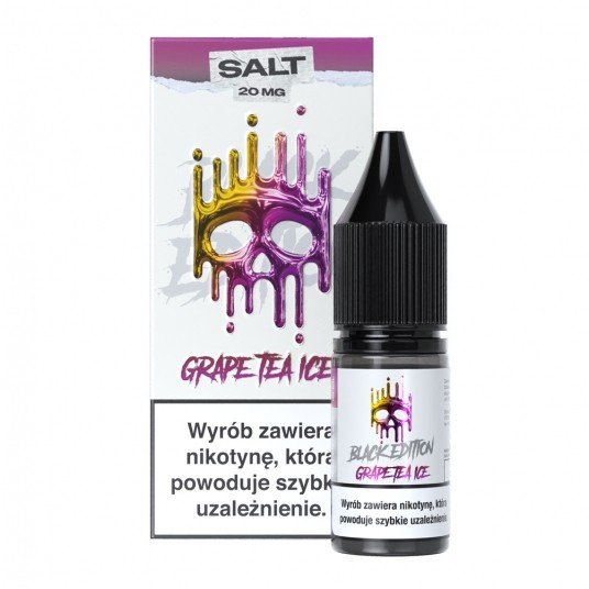 Liquid Dark Line Black Salt 10ml Grape Tea Ice -zdjęcie numer 1