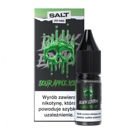 Liquid Dark Line Black Salt 10ml Sour Apple Ice -zdjęcie numer 1